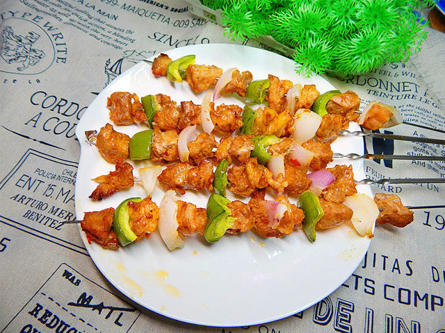 家常孜然羊肉串, 成品图展示 