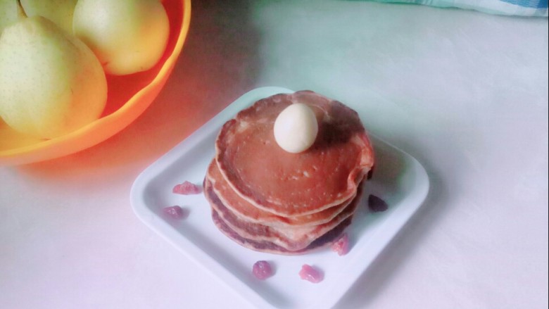 果香松饼,美味的松饼。
