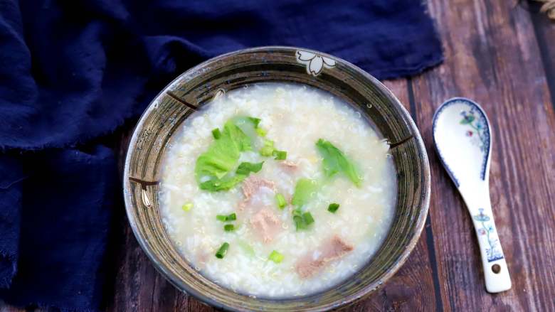 藜麦牛肉粥,成品