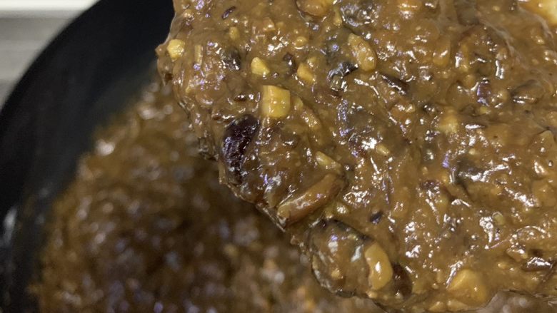 小黑包,馅料完成