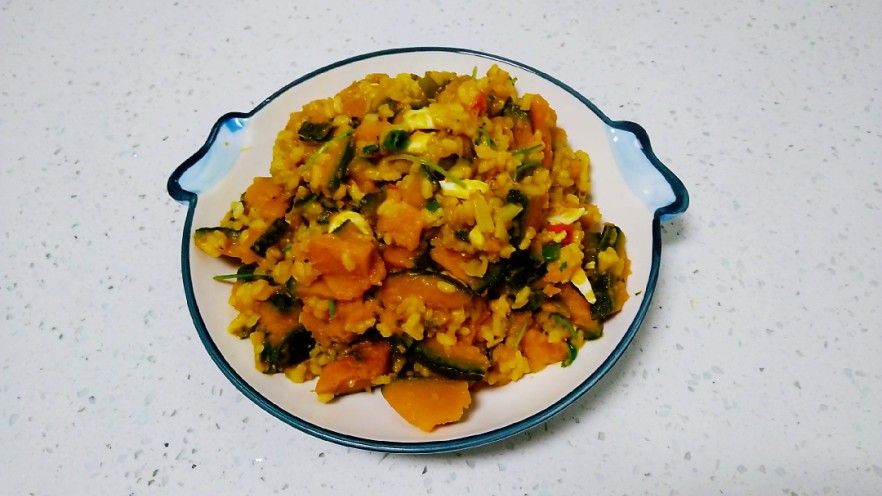 南瓜焖饭