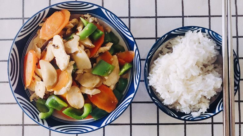 杏鲍菇炒肉片