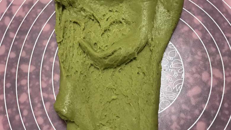 抹茶蔓越莓麻薯,像洗衣服一样来回搓