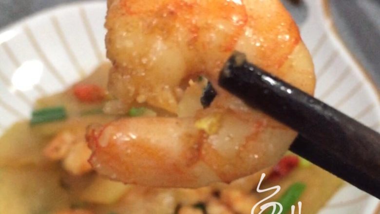 冬瓜炒虾仁,好香哦