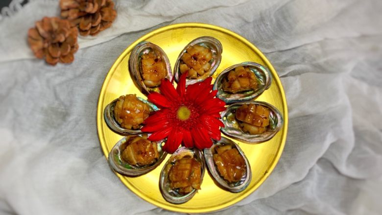 冬日暖心菜—红烧鲍鱼,完成