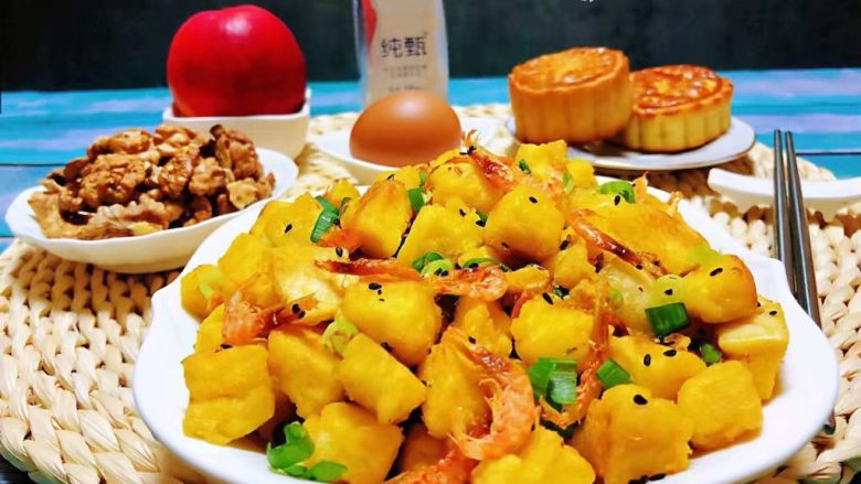 冬至美食+香葱黄金馒头粒,早餐就是要丰富营养颜值爆表