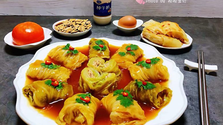 #冬日暖心菜#白菜包肉,普通的食材用心去做就会有意想不到的惊喜