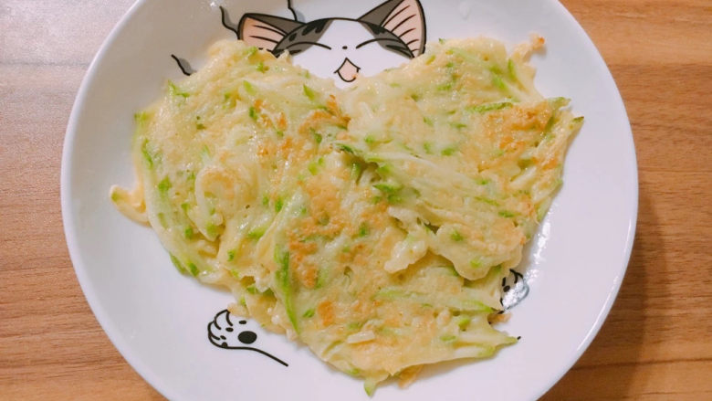 迷你糊塌子,两面煎熟之后就能出锅啦～
