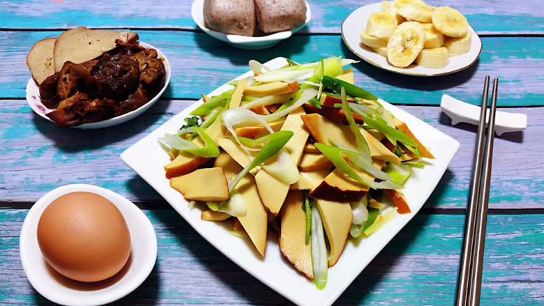 冬至美食+葱拌素鸡,好吃到爆有种停不下来的感觉