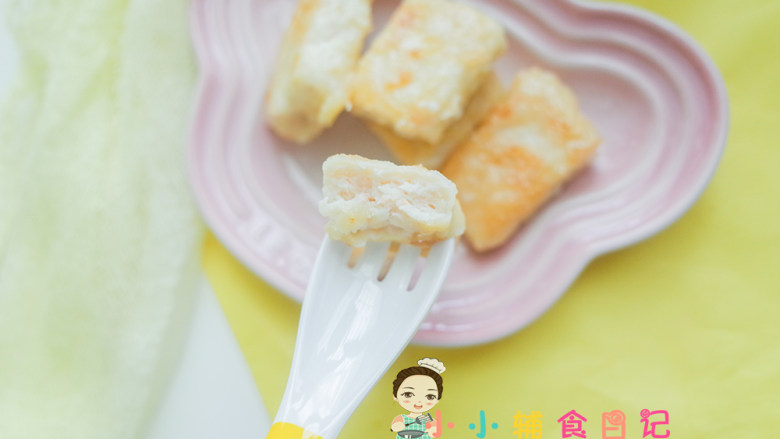 10个月以上辅食上校鸡块,不煎也可以烤箱烤大概175度 15分钟,自己把握一下时间