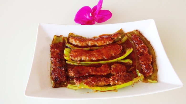 虎皮尖椒酿肉