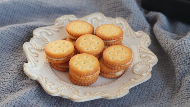 超级拉丝牛轧饼干,成品图