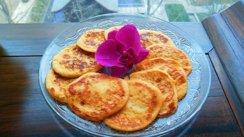 酸奶鸡蛋饼,成品图