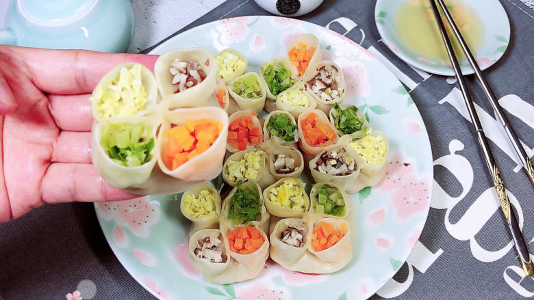 冬至美食 喜庆四喜蒸饺,好看又好吃!