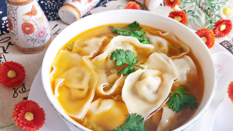 三鲜馄饨,三鲜馄饨口感独特,鲜美无比~