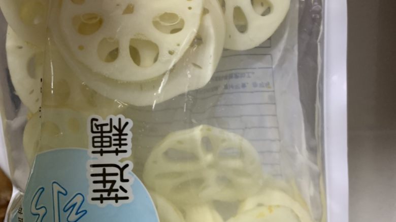 莲藕炒肉片,藕片