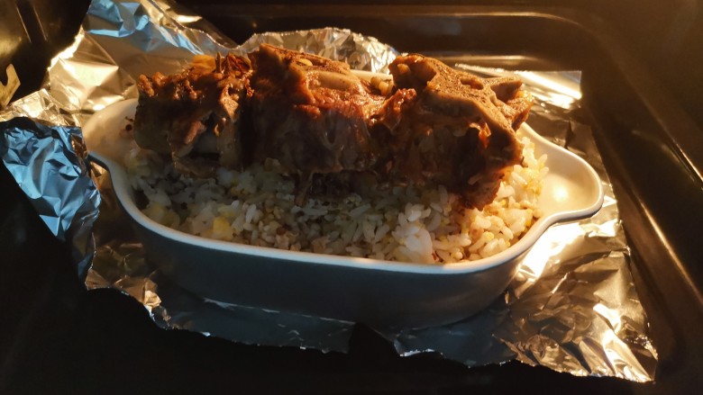 冬季滋补好时机,烤羊蝎子藜麦饭,烤制十分钟