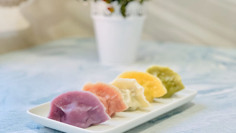 彩色水饺,这样的饺子你喜欢吗?