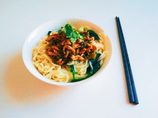 雪菜肉丝面