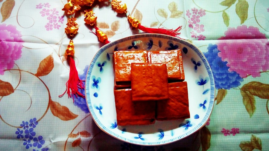 #团年饭#     发财豆干