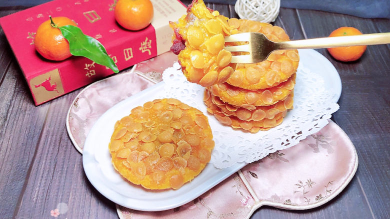 脆皮南瓜饼,好吃看得见哟!