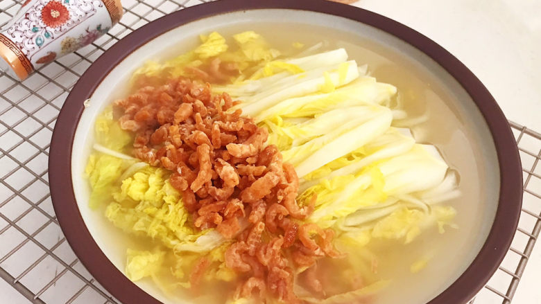 高汤娃娃菜,高汤娃娃菜可以吃了,这是一道减脂菜品,味道清淡适宜,无油少盐,汤汁鲜美,健康营养~