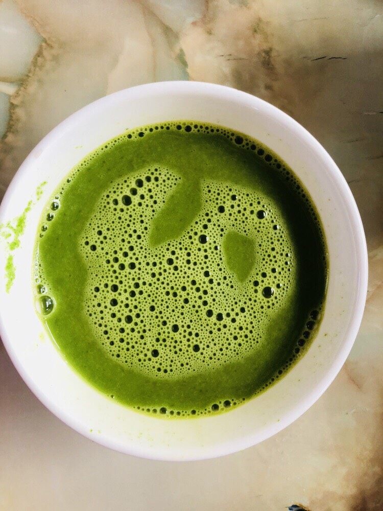 菠菜鸡蛋羹(两个版本),再次搅拌均匀