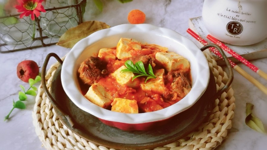 牛肉炖豆腐