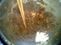 低脂红枣蛋糕,加入小苏打,搅拌均匀