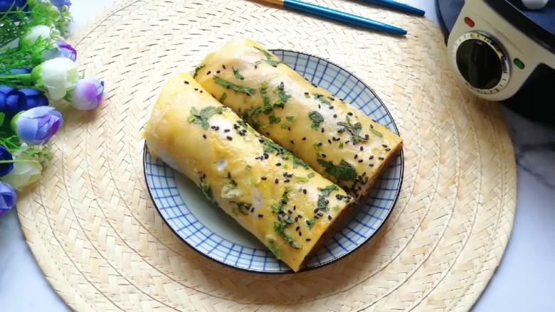玉米渣煎饼,看起来不错吧!