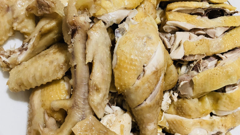 家庭版白切鸡,美食做好,简单方便。