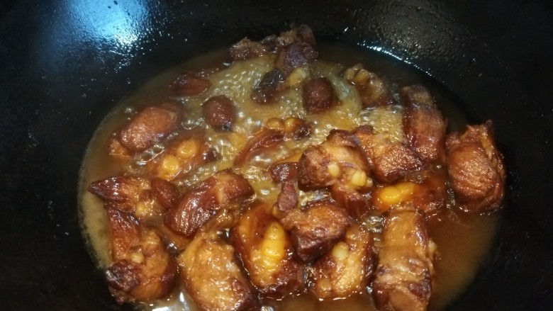 糖醋排骨,不能离开呦,中间不能加水。