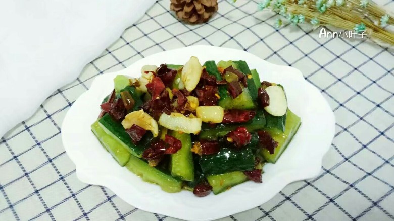 酸辣黄瓜条,成品图