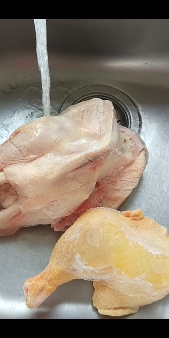 蜜汁鸡腿,提解冻好。