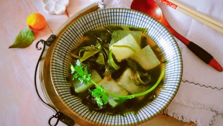 海带冬瓜汤,好鲜美的味道