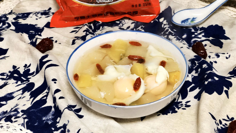 糖水鸡蛋➕冰糖雪梨鸡蛋糖水,成品