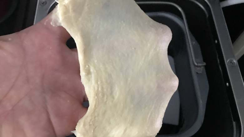 红枣面包,程序结束,能拉出粗膜即可进行下一步