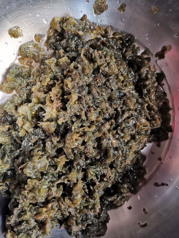 真正的山珍加海味,地衣虾仁干贝汤,你值得拥有,再次漂洗