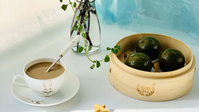 抹茶青团,我有青团、咖啡☕️你有故事吗?