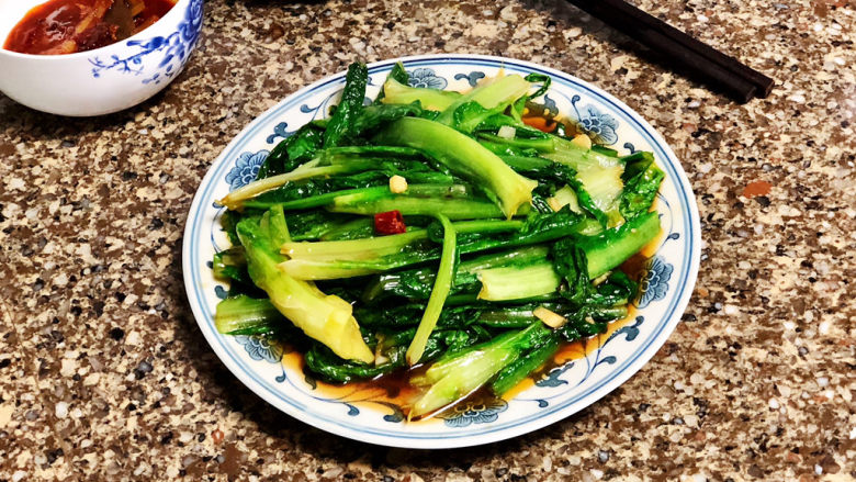 蚝油油麦菜➕柳塘新绿却温柔,成品