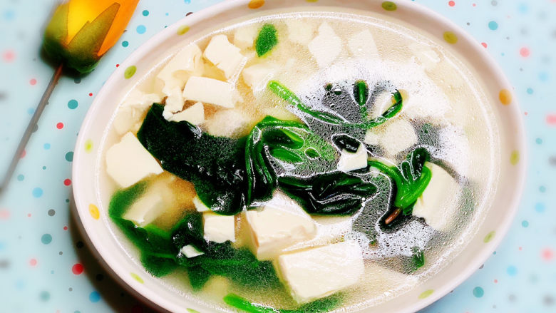菠菜豆腐汤,豆腐菠菜汤,完成了!!!