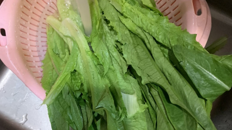 蚝油油麦菜,<a style='color:red;display:inline-block;' href='/shicai/ 155'>油麦菜</a>用水洗干净