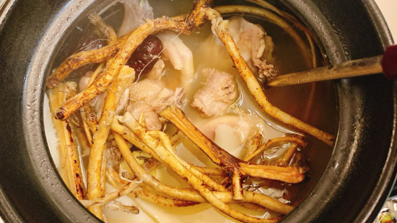 五子毛桃炖鸡汤