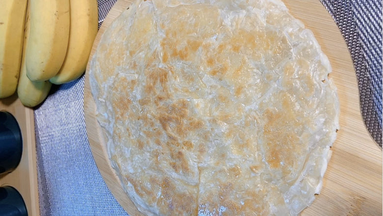 香蕉飞饼,起锅,真的是香喷喷