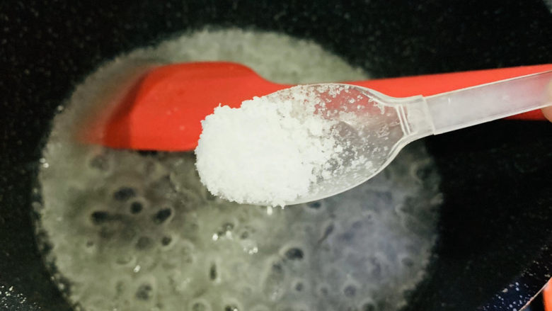 糖醋菠萝排骨,加盐;