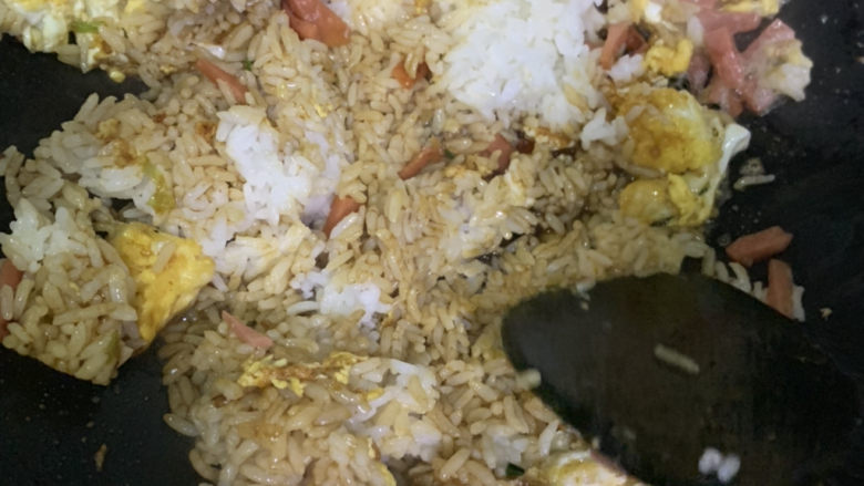 丫头的晚餐,翻炒均匀