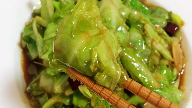 爆炒卷心菜,就是这么好吃,超级下饭