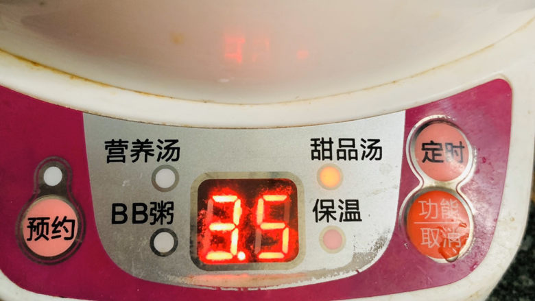 苹果银耳红枣汤,设置甜品档;