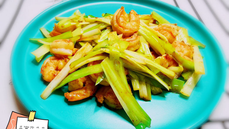 韭黄炒虾仁,韭黄炒虾仁🦐!