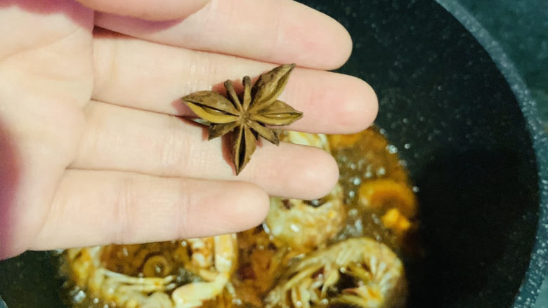 香辣皮皮虾,加1个八角香；